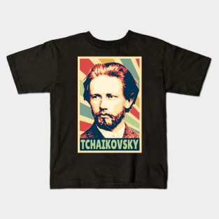 Tchaikovsky Vintage Colors Kids T-Shirt